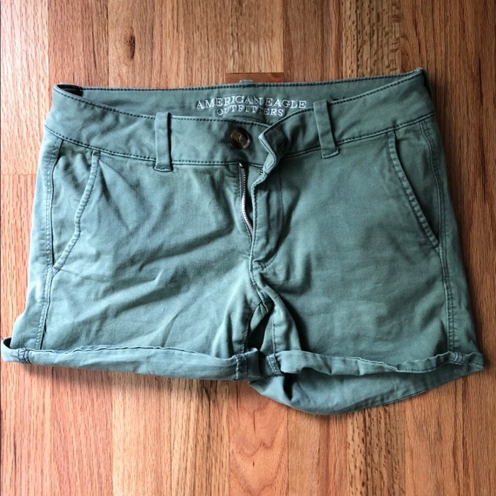 American Eagle midi shorts